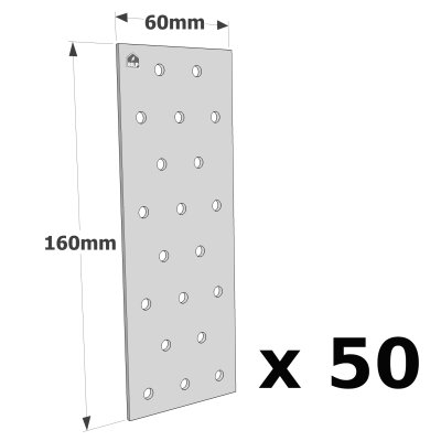 Plaques Perforées - Réf. NP20/60/160_50