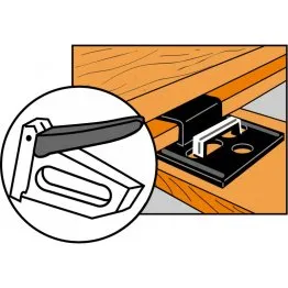 Fixation du CLIP par agrafe