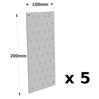 Plaques Perforées - Réf. NP20/100/200_5