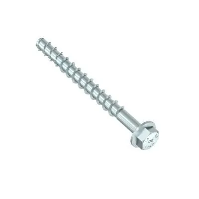 Vis HECO MULTI-MONTI-PLUS SS - tête hexagonale avec embase - zingué blanc - D6 x L50 - Réf. 48383_10