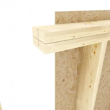 Fixation de ceinture périphérique sur la lisse haute