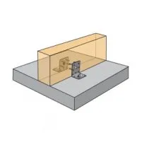 Fixation bois/support rigide - Type poutre