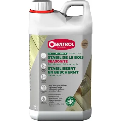 SEASONITE - Stabilisateur incolore pour bois neufs (protection contre le soleil et l'humidité) - Réf. 891