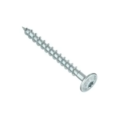 HECO-TOPIX-plus, vis à plateau, T-Drive, filet total variable, zingué blanc, A3K - Réf. 61961