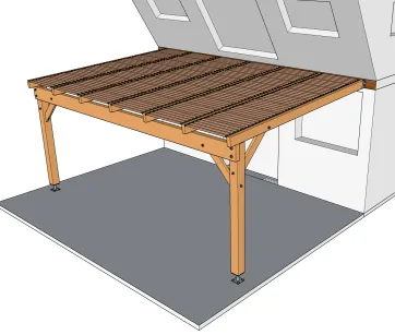 Vous téléchargerez les plans de cette superbe PERGOLA bioclimatique