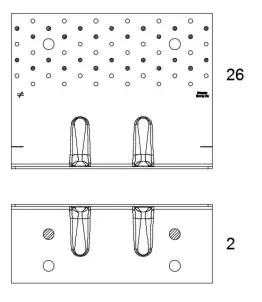 ABR255SO / Clouage partiel 4 - Connexion CLT sur béton avec lisse jusqu’à 100 mm