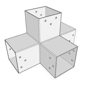 Connecteur SUNDIY Blanc 90 mm