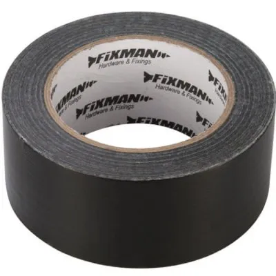 Adhésif toilé robuste noir - Réf. 188845