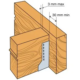 Assemblage bois massif sur solive bois