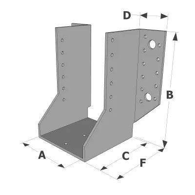 HECO-UNIX-plus, tête fraisée à poches de fraisage, T-Drive, filet total, zingué blanc, A2K, revêtement lubrifié - Réf. 46225