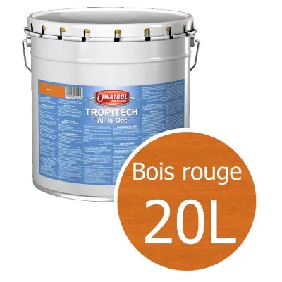 TROPITECH "All in One" : protection teintée LONGUE DUREE pour terrasses et bardages. Phase aqueuse - Réf. 425