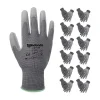 Gants de travail taille S - couleur : gris - Cdt : paire - Réf. B0BPX5X2WL