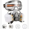 Respirateur Demi-Masque/Protection Masque à Double Couche de Protection/filtres montées/Masque Respiratoire Réutilisable - Réf. FAT5-XYYFR-PN452401