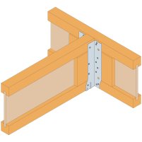 Fixation par les brides latérales sur un support poutre en I avec renfort