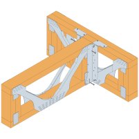 Fixation sur une poutre métallique ajourée
