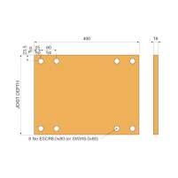 Dimension des blocs de renforts bois