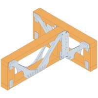 Fixation sur une poutre métallique ajourée