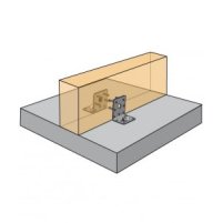 Fixation bois/support rigide - Type poutre