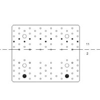 NPB255 - Plan de clouage 1 - Fixation bois sur béton